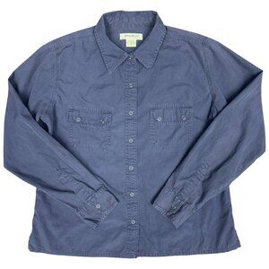 Women's Vintage Y2K EDDIE BAUER Snap-down‎ Shirt- Size M